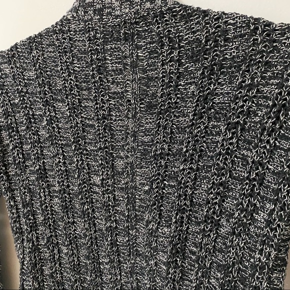 American Eagle Black & White Knit Cardigan | M - Picture 7 of 9